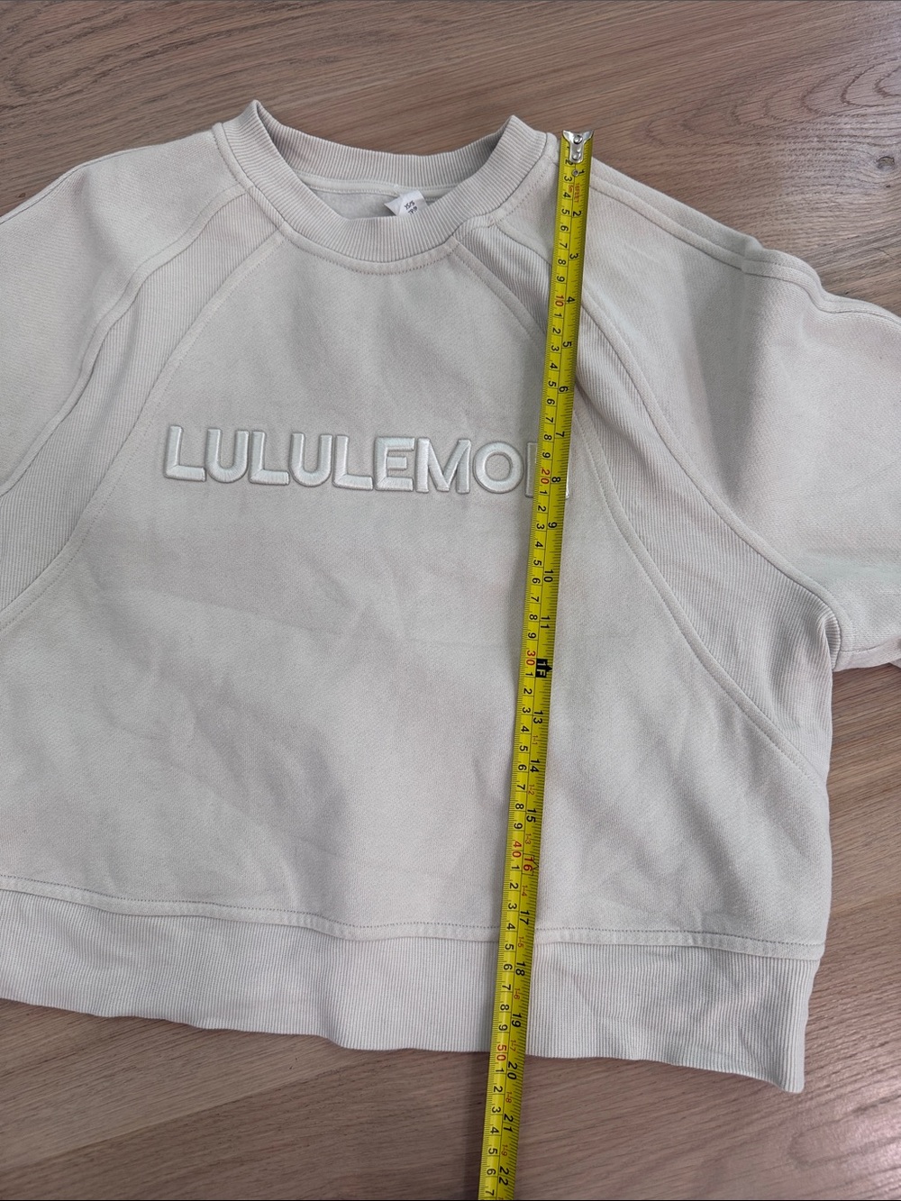 lululemon athletica Cream Crewneck with Raised Logo - Picture 5 of 6